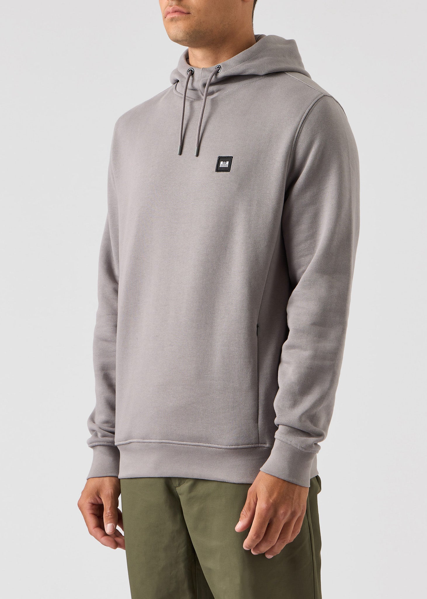 Weekend Offender Hoodies  Ribbe - light grey 