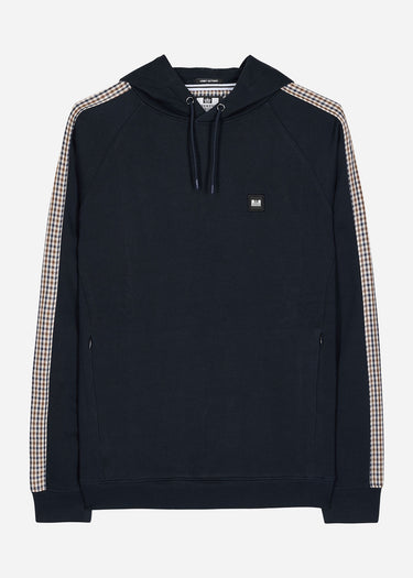 Weekend Offender Hoodies  Lo sung - navy house check 
