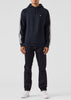 Weekend Offender Hoodies  Lo sung - navy house check 