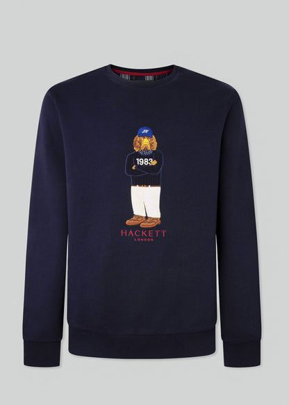 Hackett London Truien  Harry logo crew - navy 