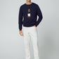 Hackett London Truien  Harry logo crew - navy 