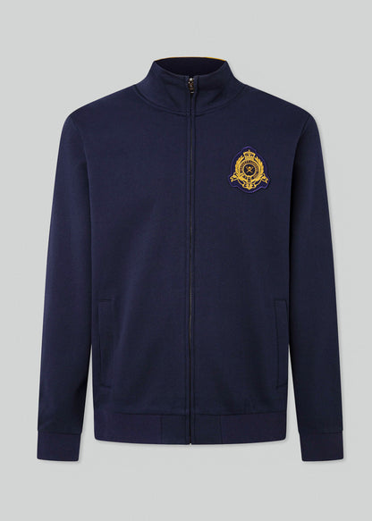 Hackett London Vesten  Heritage tipped full zip - navy 