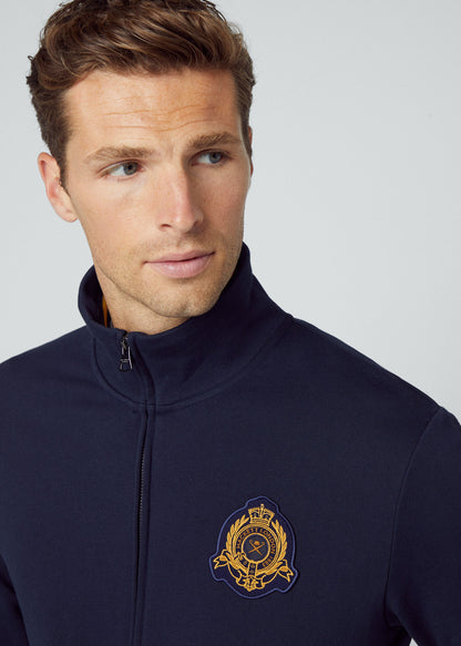 Hackett London Vesten  Heritage tipped full zip - navy 