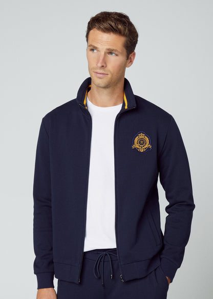 Hackett London Vesten  Heritage tipped full zip - navy 