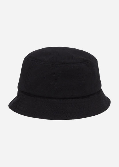 Fred Perry Bucket Hats  Pique bucket hat - black snow white 