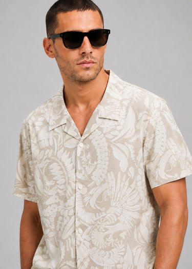 Hugo Boss Overhemden Beach shirt - light beige