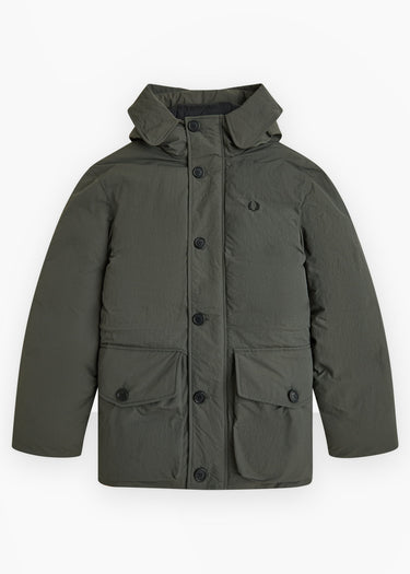 Fred Perry Jackets Padded patch pocket parka - field green