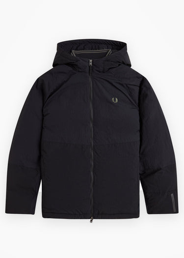 Fred Perry Jackets Fabric block padded jacket - black