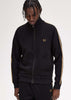 Fred Perry Vesten  Chequerboard tape jacket - black 