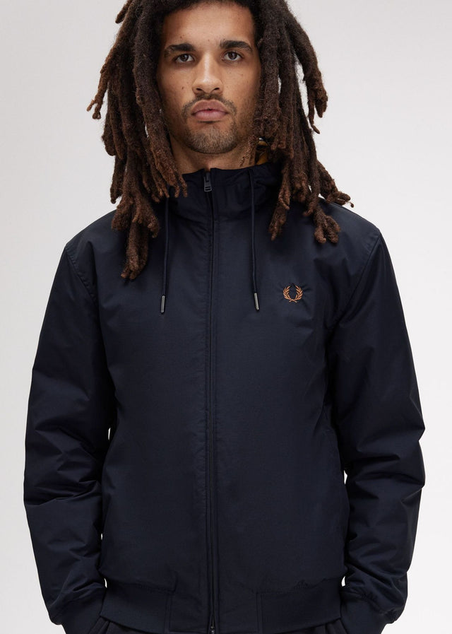 Fred Perry Jackets  The hooded brentham jacket - navy 