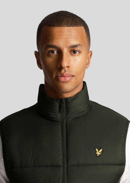 Lyle & Scott Bodywarmers  Wadded gilet - olive 