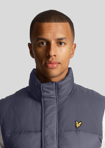 Lyle & Scott Bodywarmers  Wadded gilet - gunmetal 