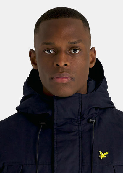 Lyle & Scott Jassen  Microfleece parka 2.0 - dark navy 