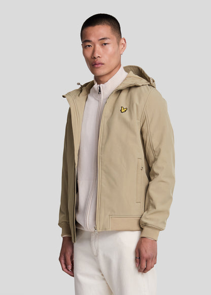 Lyle & Scott Jassen  Fleece back softshell jacket - sage uniform 