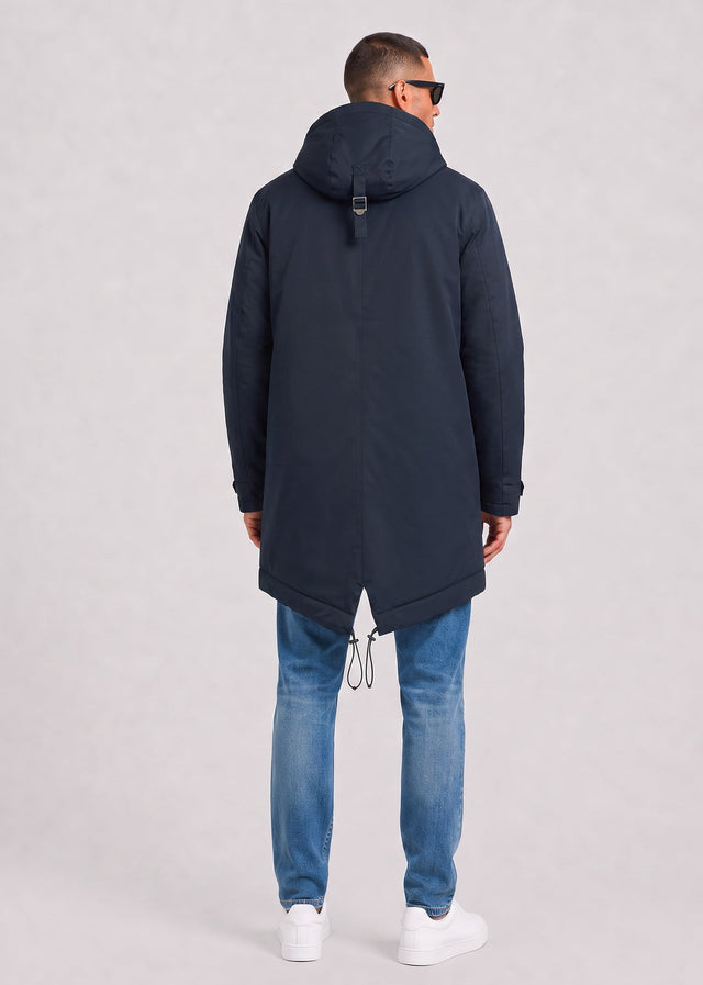 Lyle & Scott Jackets Padded fishtail parka - dark navy