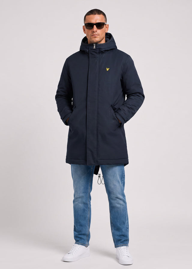 Lyle & Scott Jackets Padded fishtail parka - dark navy