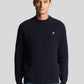 Lyle & Scott Truien  Shaker stitch mock neck - dark navy 