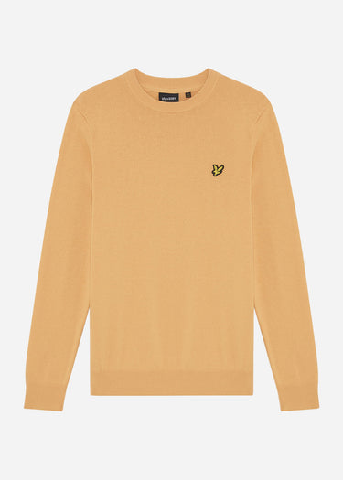 Lyle & Scott Truien Cotton crew neck jumper - honeycomb