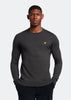 Lyle & Scott Truien  Cotton merino crew jumper - gunmetal 