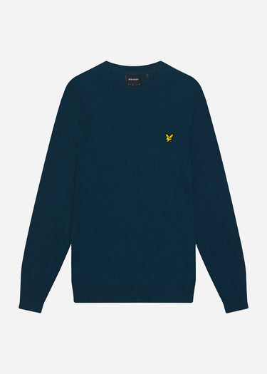 Lyle & Scott Truien  Cotton merino crew jumper - apres navy 