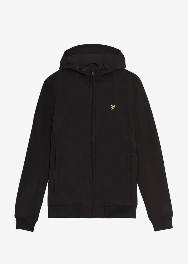 Lyle & Scott Jackets Fleece back softshell jacket - jet black