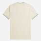 Fred Perry T-shirts  Twin tipped t-shirt - oatmeal ecru black 