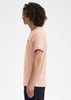 Fred Perry T-shirts  Twin tipped t-shirt - dark pink dustro black 