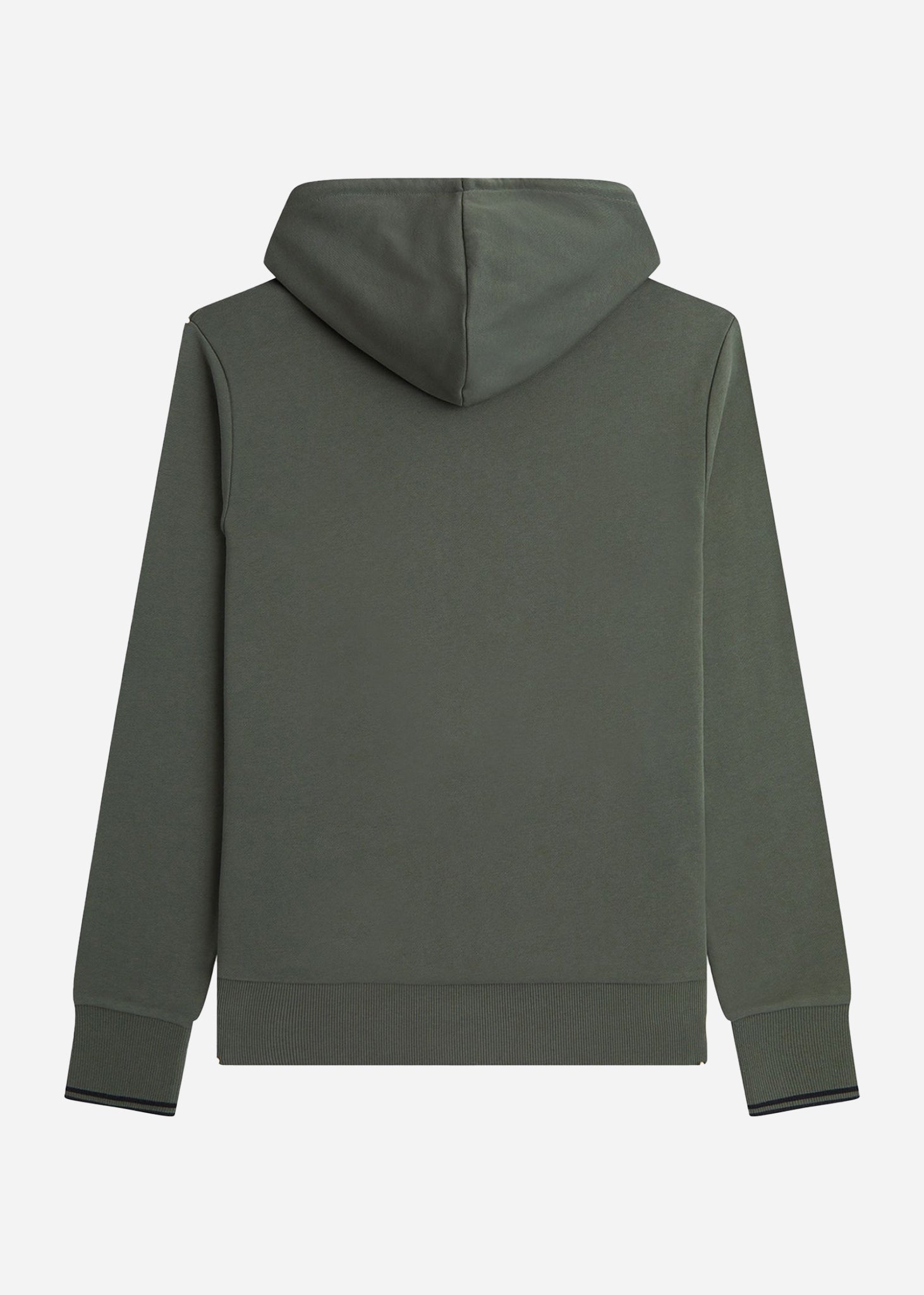 Fred Perry Hoodies  Tipped hooded sweatshirt - field green 