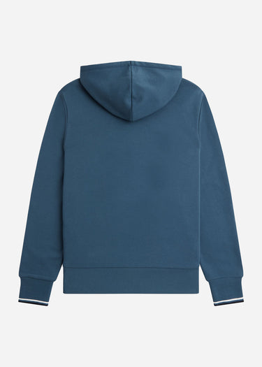 Fred Perry Hoodies  Tipped hooded sweatshirt - midnight blue 