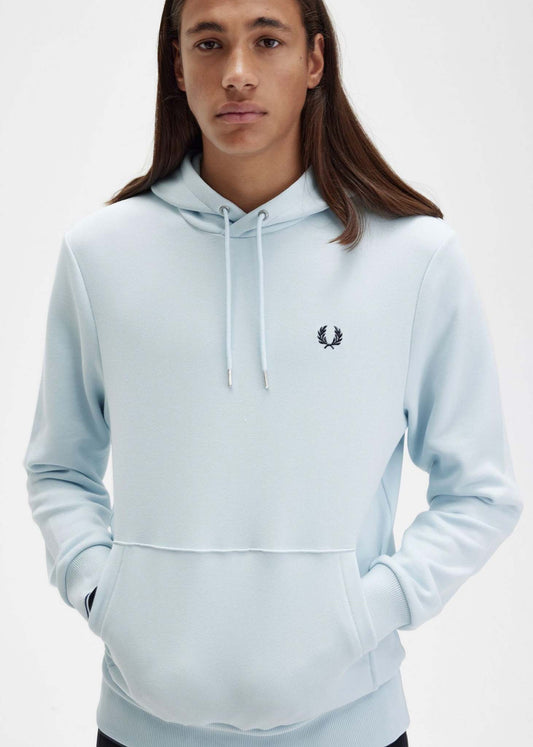 Fred Perry Hoodies  Tipped hooded sweatshirt - light ice 