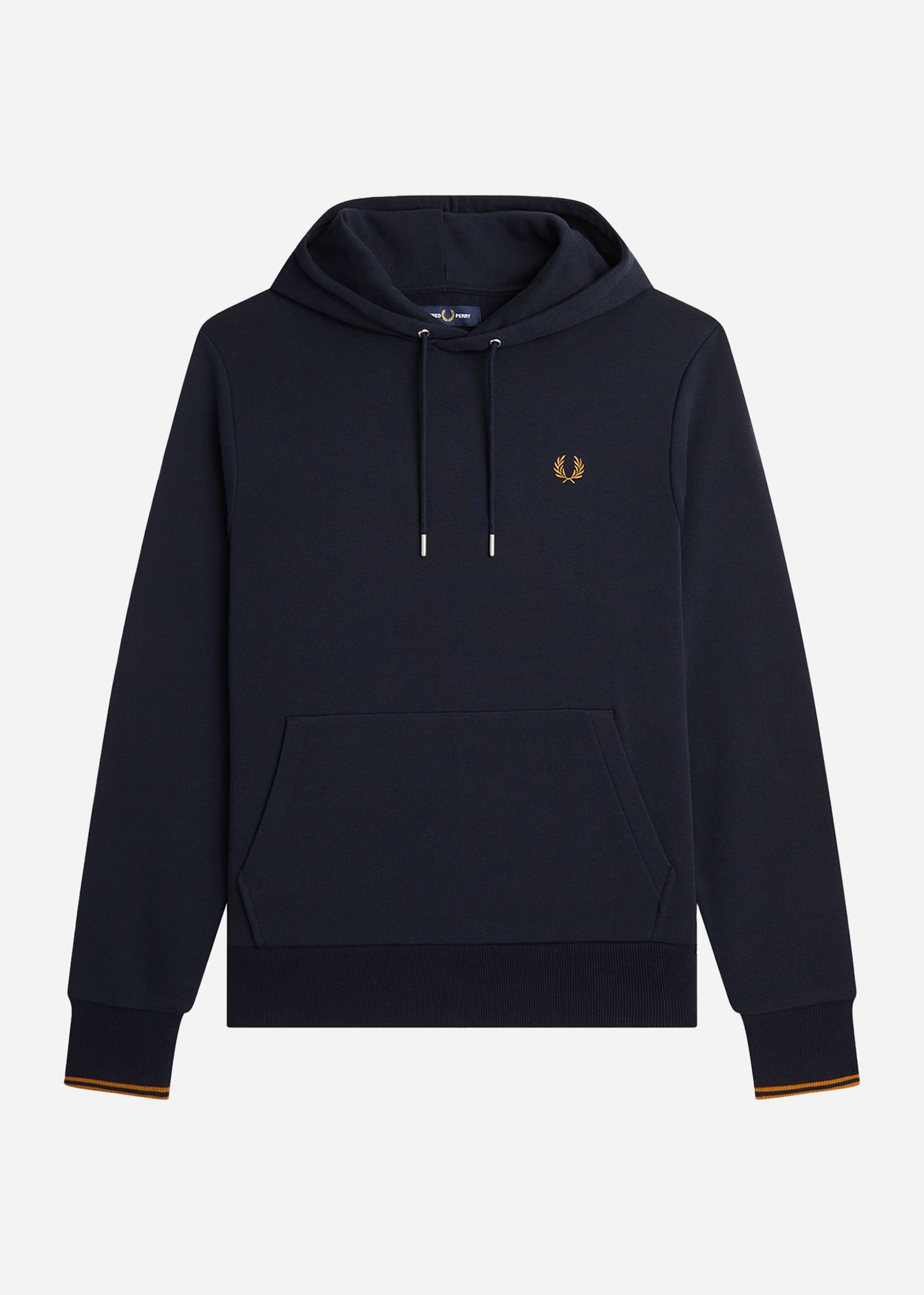 Tipped hooded sweatshirt - navy dark caramel