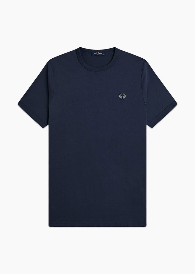 Fred Perry T-shirts Ringer t-shirt - dark airforce