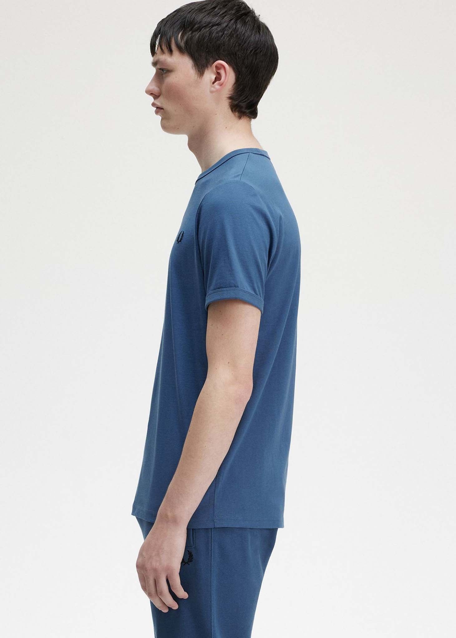 Fred Perry T-shirts  Ringer t-shirt - midnight blue 