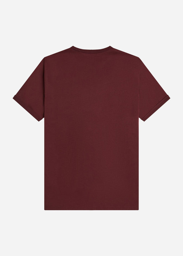 Fred Perry T-shirts Ringer t-shirt - oxblood