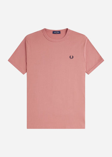 Fred Perry T-shirts Ringer t-shirt - putty pink