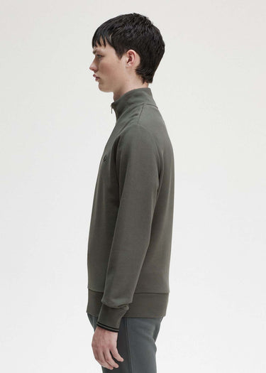 Fred Perry Truien  Half zip sweatshirt - field green 