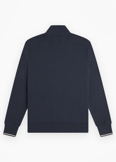 Fred Perry Sweaters Half zip sweatshirt - dark airforce ecru seagrass