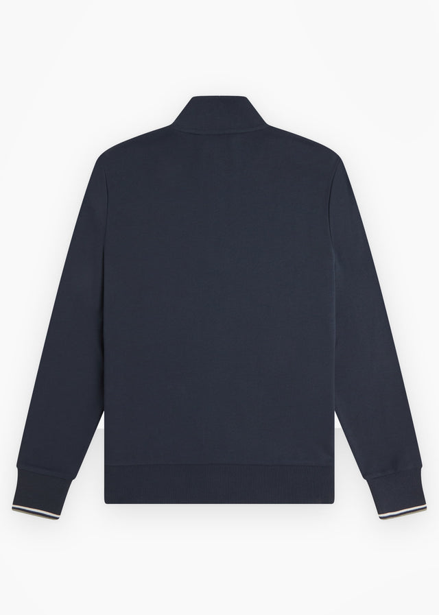 Fred Perry Sweaters Half zip sweatshirt - dark airforce ecru seagrass