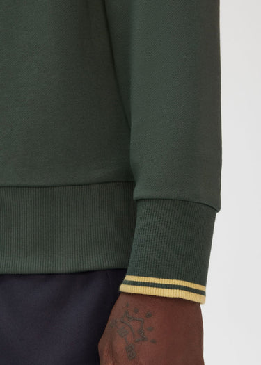 Fred Perry Truien Half zip sweat-shirt - court green