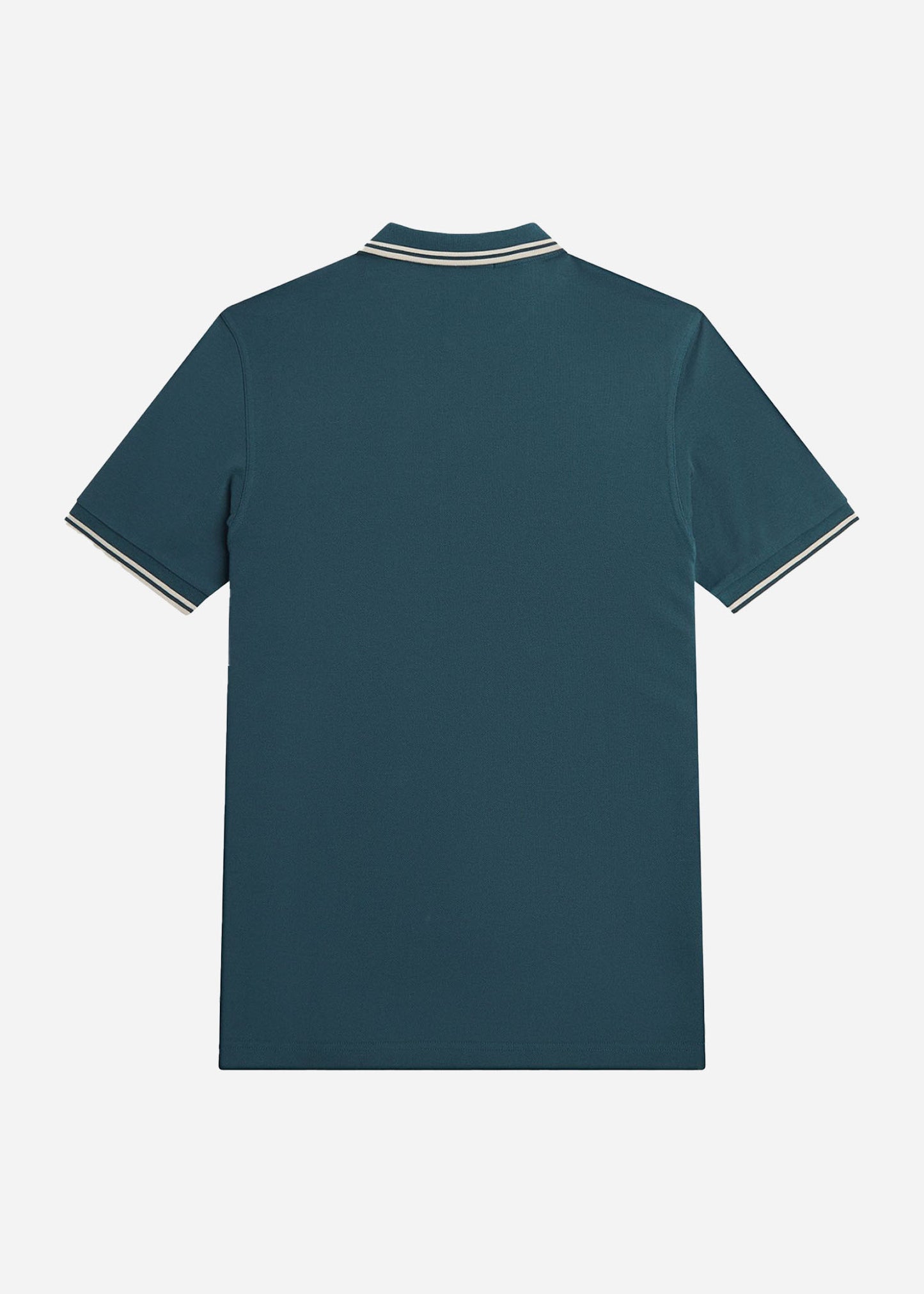 Twin tipped fred perry shirt - petrol blue