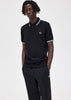 Fred Perry Polo's  Twin tipped fred perry shirt - black white white 