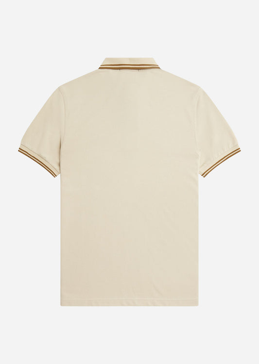 Fred Perry Polo's  Twin tipped fred perry shirt - oatmeal 