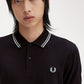 Fred Perry Polo's  Twin tipped fred perry shirt - navy-silver blue silver blue 