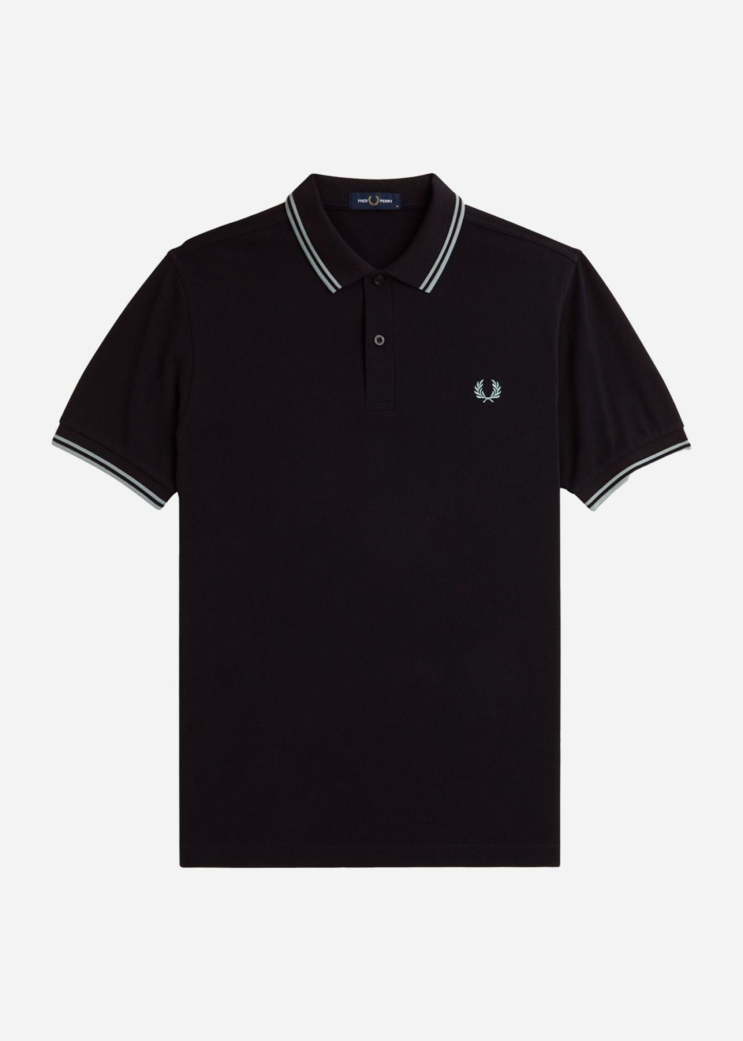 Fred Perry Polo's  Twin tipped fred perry shirt - navy-silver blue silver blue 