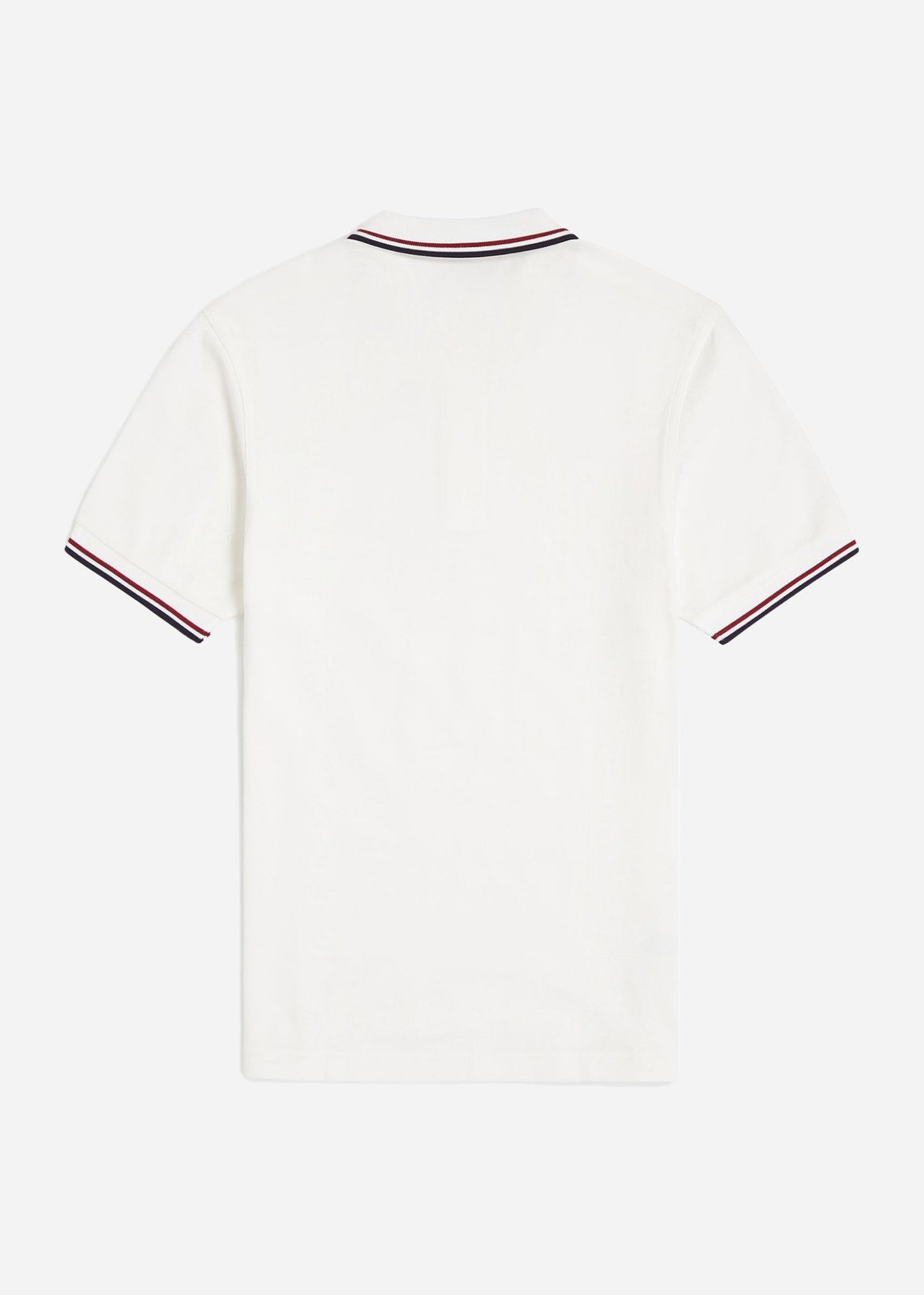 Fred Perry Polo's  Twin tipped fred perry shirt - snow white burnt red navy 