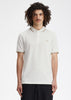 Fred Perry Polo's  Twin tipped Fred Perry shirt - snow white oatmeal white stone 