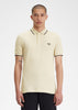 Fred Perry Polo's  Twin tipped fred perry shirt - oatmeal ecru blk 