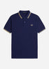 Fred Perry Polo's  Twin tipped Fred Perry shirt - french navy ice cream 