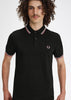 Fred Perry Polo's  Twin tipped fred perry shirt - black ecru 