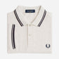 Fred Perry Polo's  Twin tipped fred perry shirt - porridge marl anchor grey anchor grey 